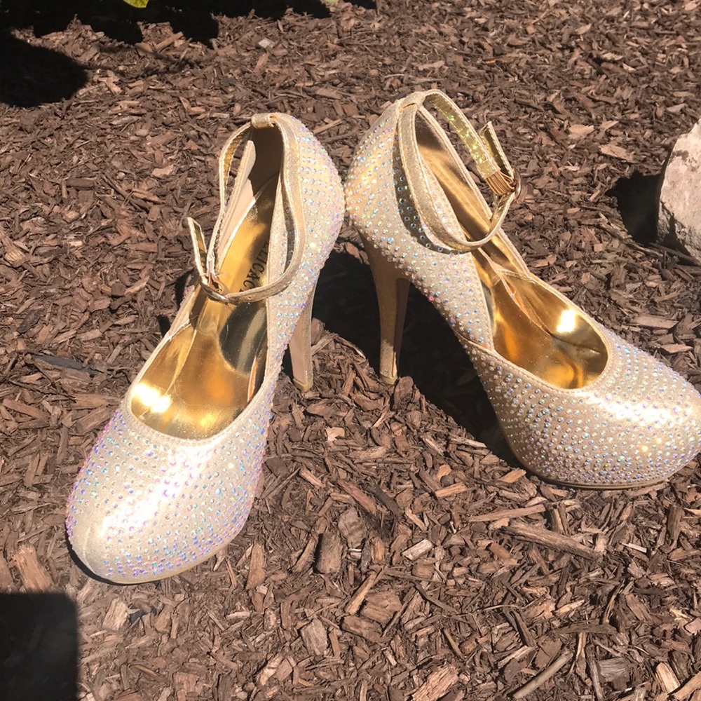 Rhinestone Heels